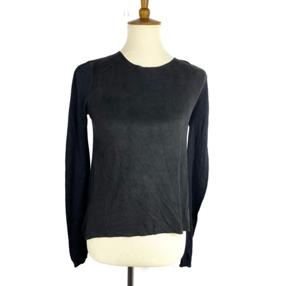 Olivacious Black Long Sleeve Lightweight Sweater
